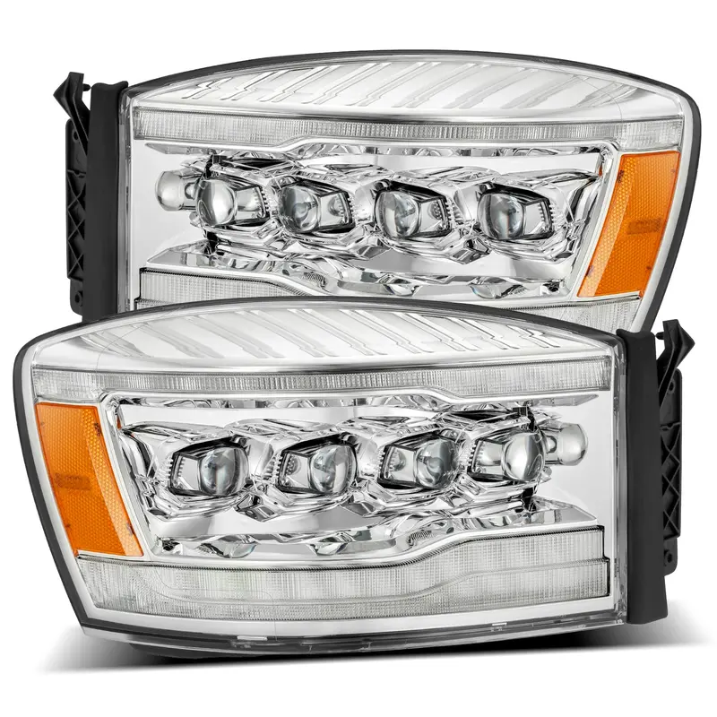 Alpharex 880537 Led Projector Headlights In Chrome 1