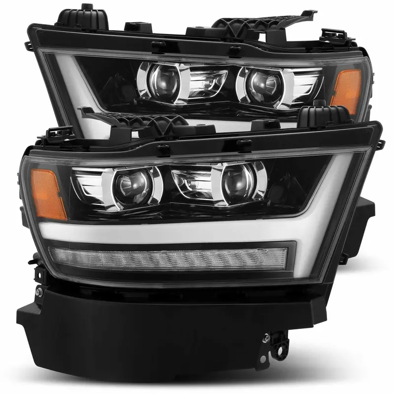 Alpharex 880545 Projector Headlights Jet Black 1