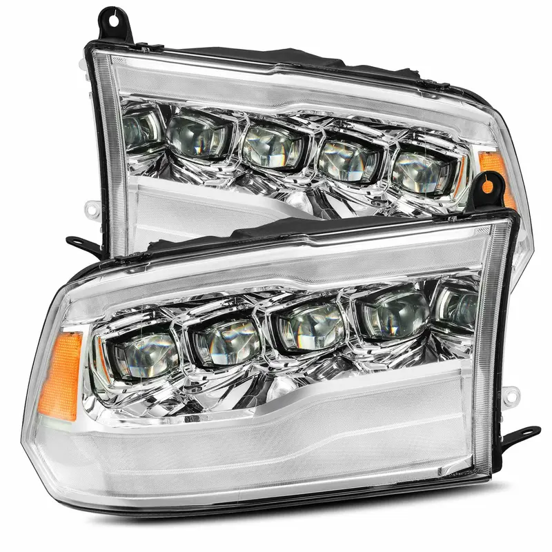 Alpharex 880591 Led Projector Headlights Plank Style Design Chrome 1