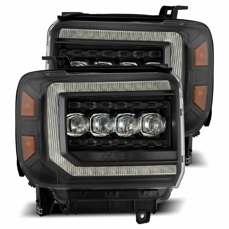 Alpharex 880617 Led Projector Headlights In Black 1
