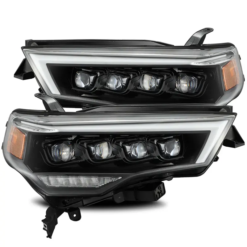 Alpharex 880723 Led Projector Headlights Plank Style Design Midnight Black 1