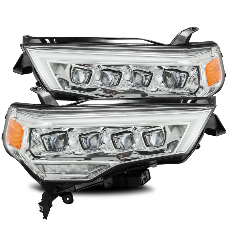 Alpharex 880724 Led Projector Headlights Plank Style Design Chrome 1