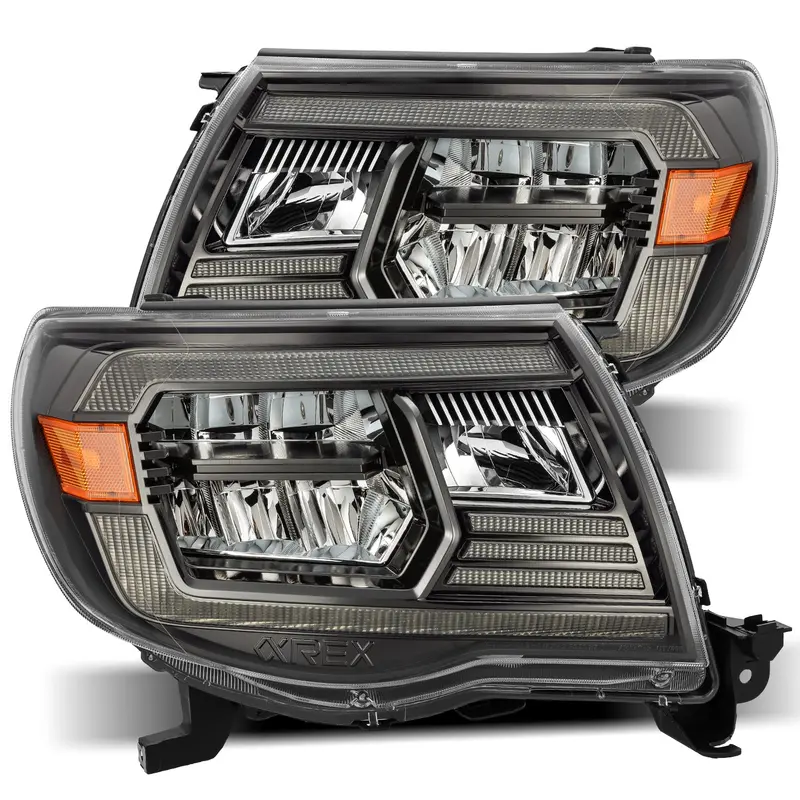 Alpharex 880733 Projector Headlights Alpha-Black 1