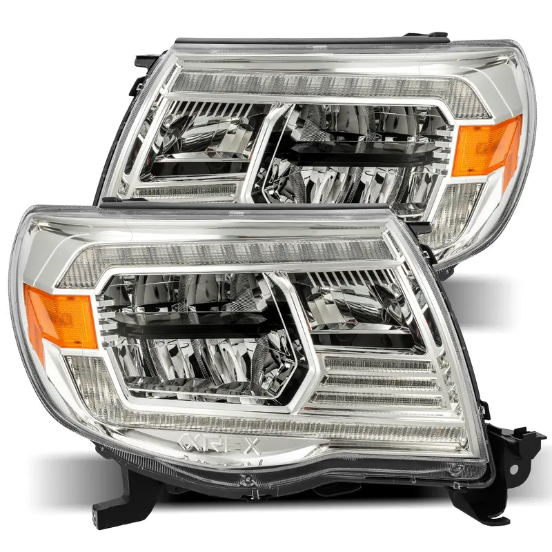 Alpharex 880734 Projector Headlights Chrome 1
