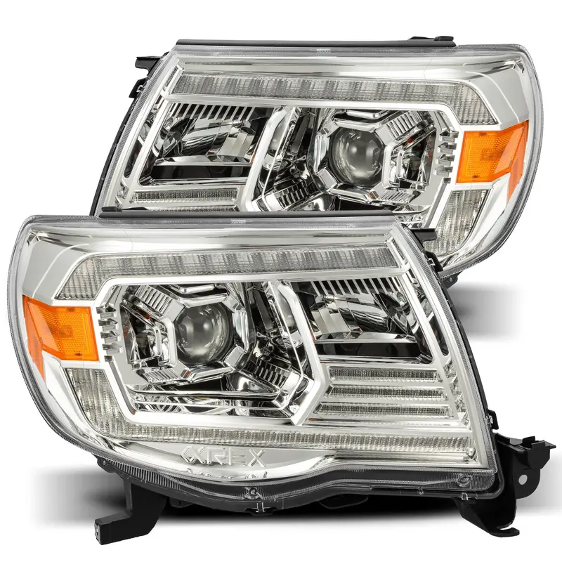 Alpharex 880740 Projector Headlights Chrome 1
