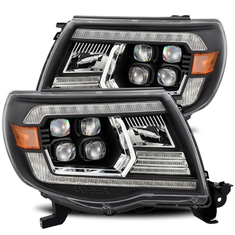 Alpharex 880742 Led Projector Headlights In Black 1