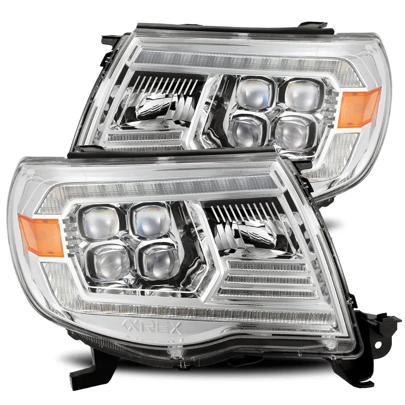 Alpharex 880743 Led Projector Headlights In Chrome 1