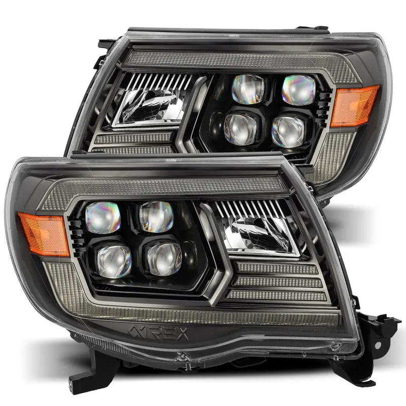 Alpharex 880744 Led Projector Headlights In Alpha-Black 1