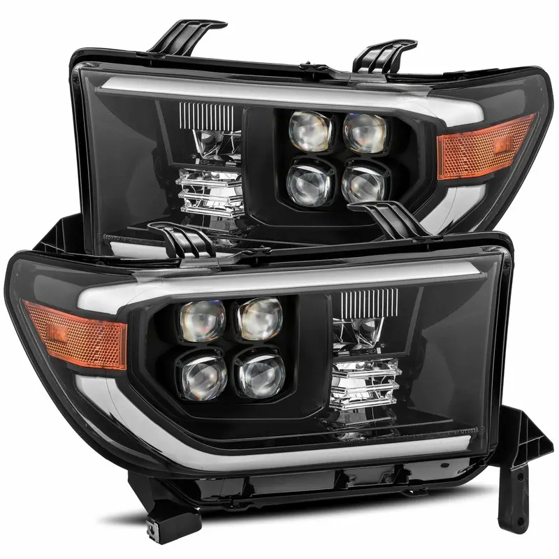 Alpharex 880747 Led Projector Headlights In Jet Black 1