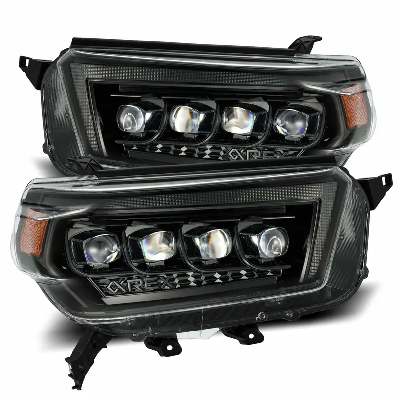 Alpharex 880758 Led Projector Headlights In Alpha-Black 1