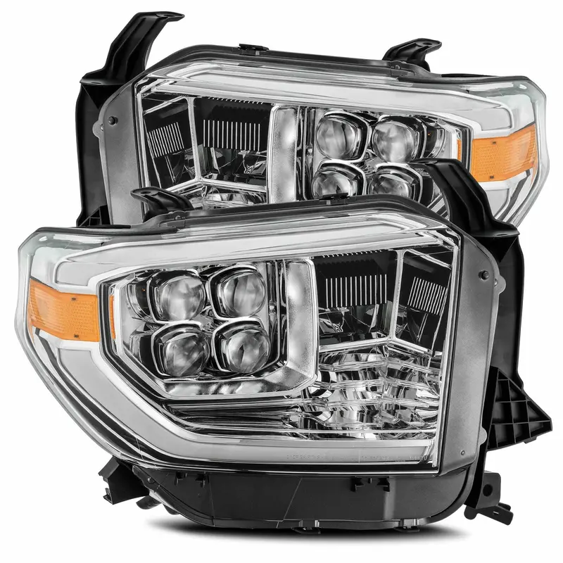 Alpharex 880771 Led Projector Headlights Plank Style Design Chrome 1
