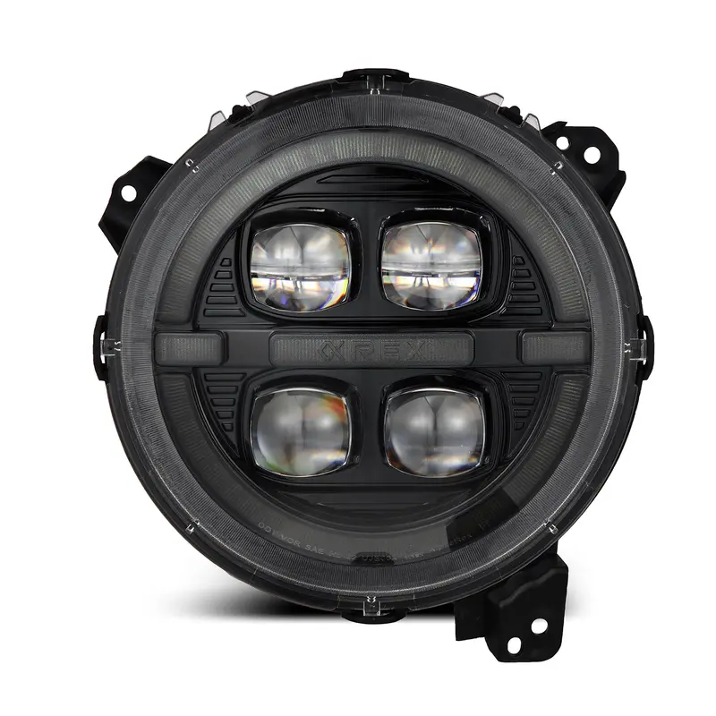 Alpharex 880867 Projector Headlights Alpha-Black 1