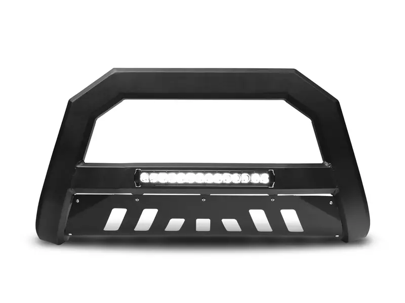 Armordillo 2008-2012 Ford  Escape Ar Series Bull Bar W/Led - Matte Black W/Aluminum Skid Plate 1