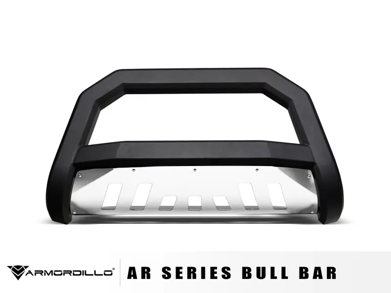 Armordillo 7178298 Armordillo 2004-2015 Nissan Armada Ar Bull Bar - Matte Black W/Alum. Skid Plate 1