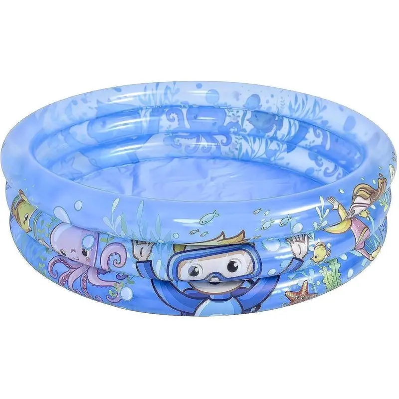 Baby Sun Club Sea World Inflatable 3-Ring Baby Swimming Pool-Jilong 1