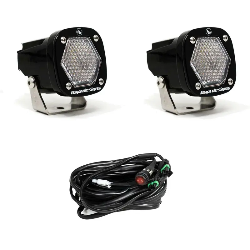 Baja Designs - 387806 - S1 Black Led Auxiliary Light Pod Pair 1