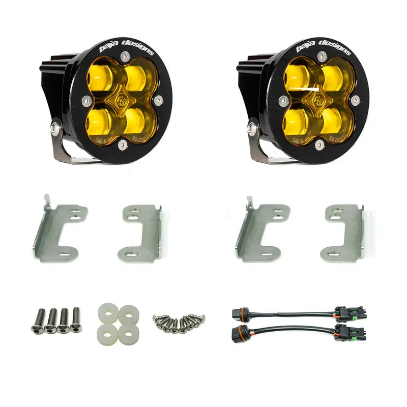 Baja Designs - 448142 - Jeep, Squadron-R Sae, Led Jk (07-09), Fog Pocket Kit 1