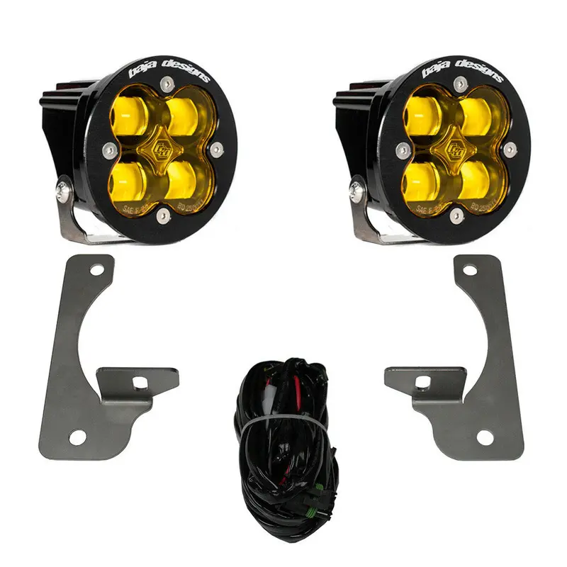 Baja Designs - 448144 - Jeep, Squadron-R Sae Clear, Jk (07-09)Rubicon X/10Th Anne/Ha 1