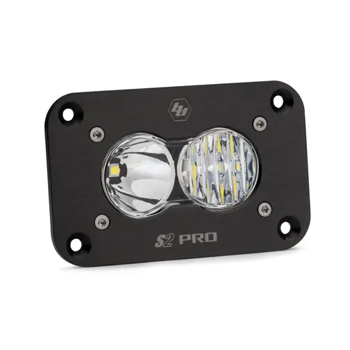 Baja Designs - 481003 - S2 Pro Black Flush Mount Led Auxiliary Light Pod 1