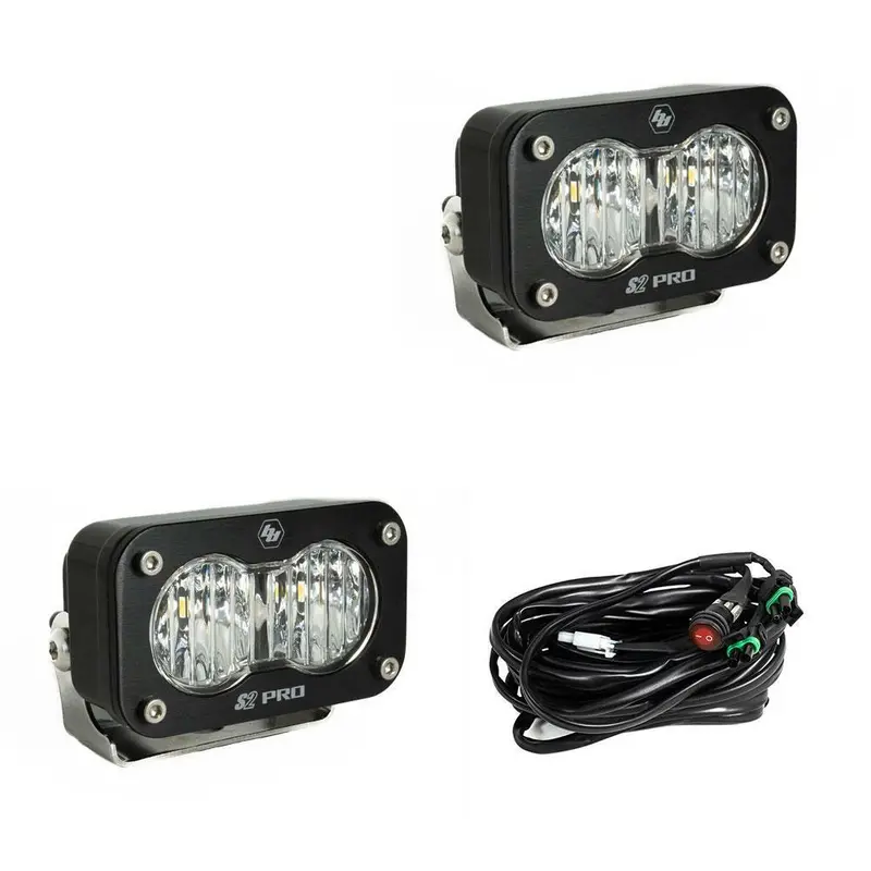 Baja Designs - 487805 - S2 Pro Black Led Auxiliary Light Pod Pair 1