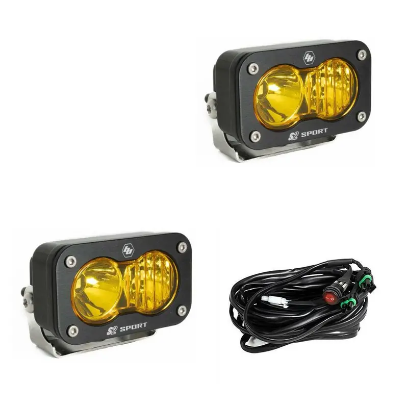 Baja Designs - 547813 - S2 Sport Black Led Auxiliary Light Pod Pair 1