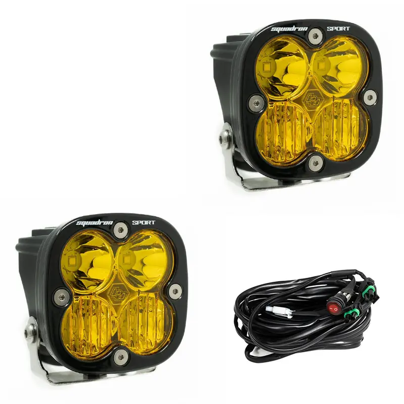 Baja Designs - 557813 - Squadron Sport Black Led Auxiliary Light Pod Pair 1