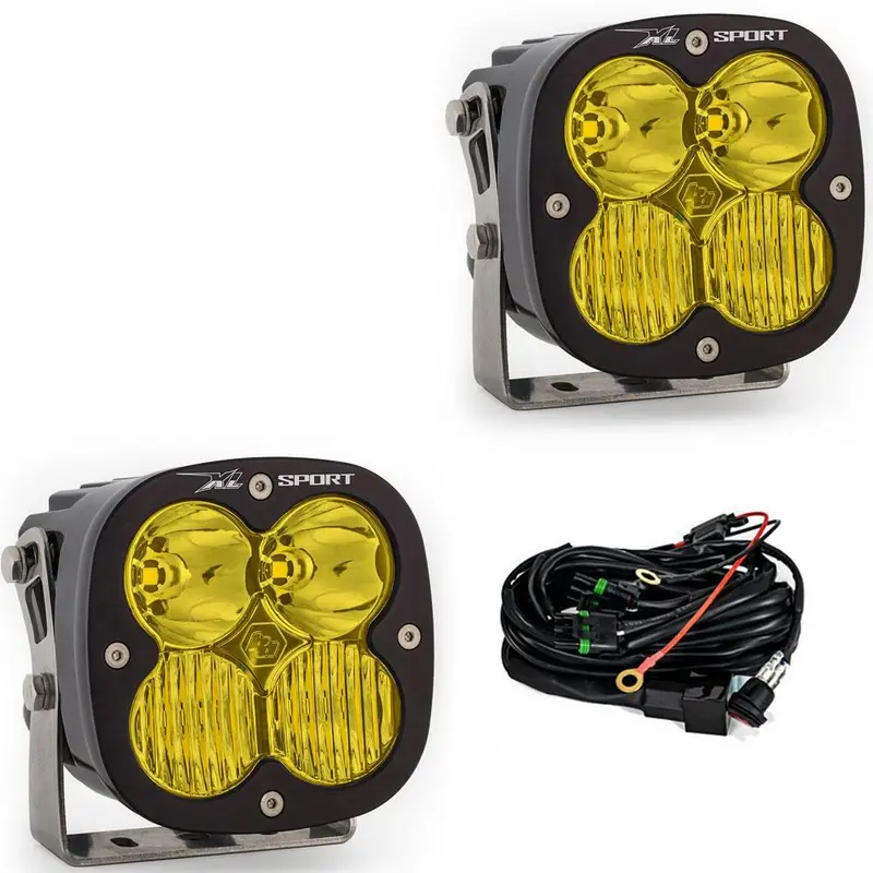Baja Designs - 567813 - Xl Sport Led Auxiliary Light Pod Pair - Amber Driving/Combination 1