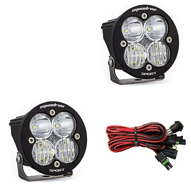 Baja Designs - 587803 - Squadron-R Sport Black Led Auxiliary Light Pod Pair 1