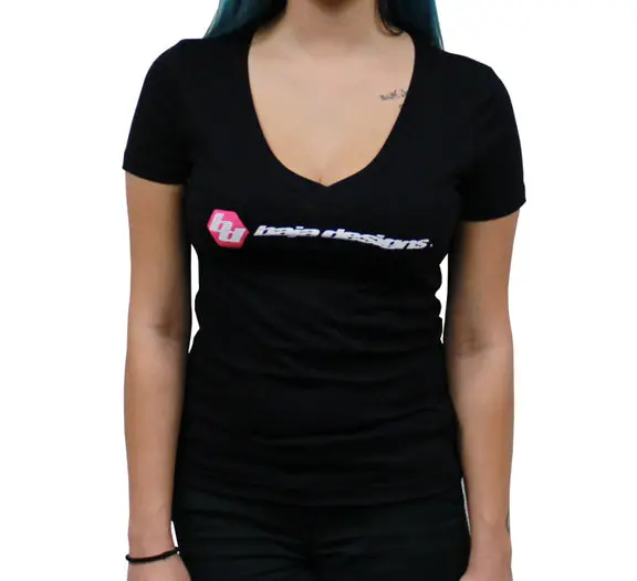 Baja Designs 980024 Baja Designs Womens V-Neck T-Shirt 1