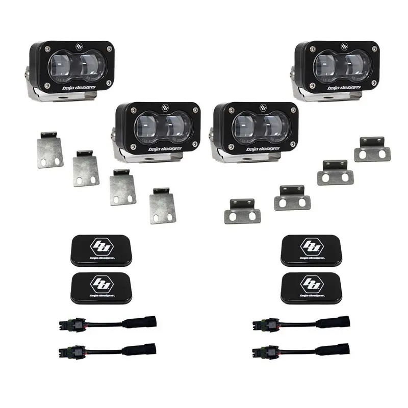 Baja Designs - Baja Designs - 448166 - Ford Raptor S2 Sae Dual Fog Pocket Kit 1