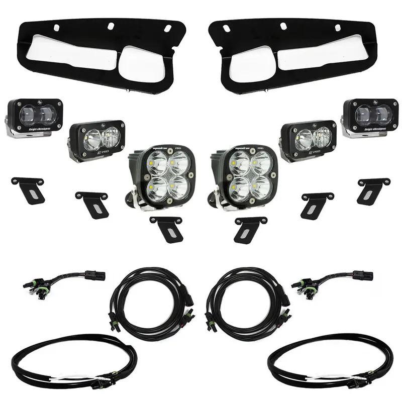 Baja Designs - Baja Designs - 448175Up - Ford Bronco S2 Sae ?Pro? Fog Pocket Light Kit 1