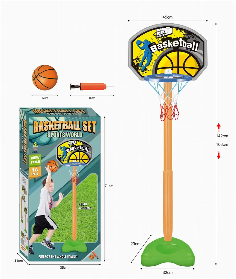 Basket Ball Adjustable Stand For Kids For Indoor And Outdoor 1