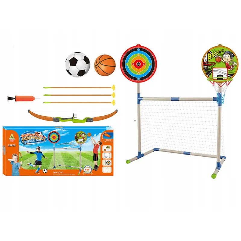 Basketball, Football And Archery Set Indoors And Outdoors 1