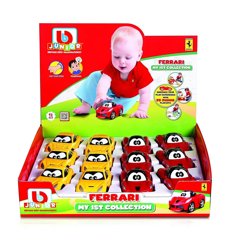 Bb Junior Ferrari My 1St Collection F12 Berlinetta La Ferrari Pack Of 1 - Assorted Colors And Designs 1