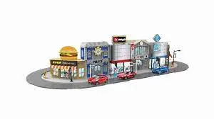 Bburago 1:43 Str. Fire City Deluxe Playset - Multicolor 1