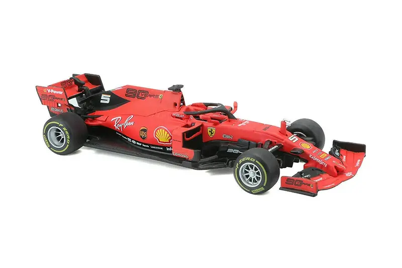 Bburago Die Cast Ferrari Racing Sf90 Car Asst 1:18 Scale - Red 1