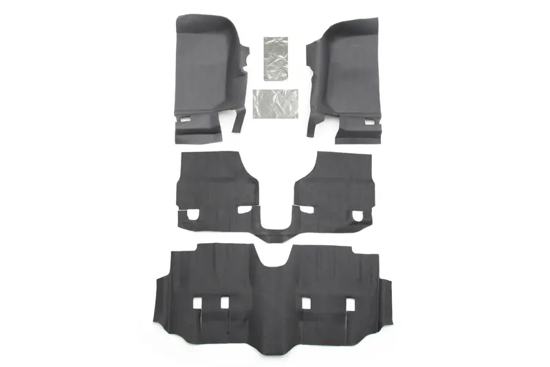 Bedrug - Jeep Bedtred 07+Jeep Jk Unlimited 4Dr Front 4Pc Floor Kit (Includes Heat Shields) - Btjk07f4 1
