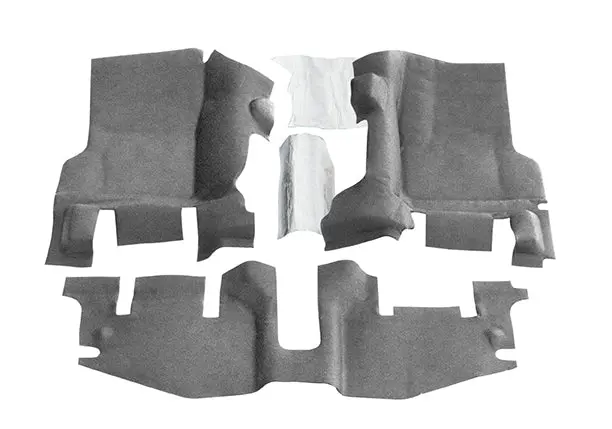 Bedrug - Jeep Bedtred 97-06 Jeep Wrangler Tj/Lj Front 3Pc Floor Kit (With Center Console)-Includes Heat Shields - Bttj97f 1