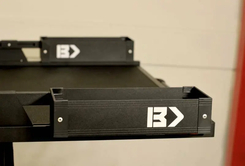 Bedslide - Bedslide Black Bedbin Mini Kix 7 Inch X 18 Inch 2 Pc Bin Kit - Bsa-Mkb 1