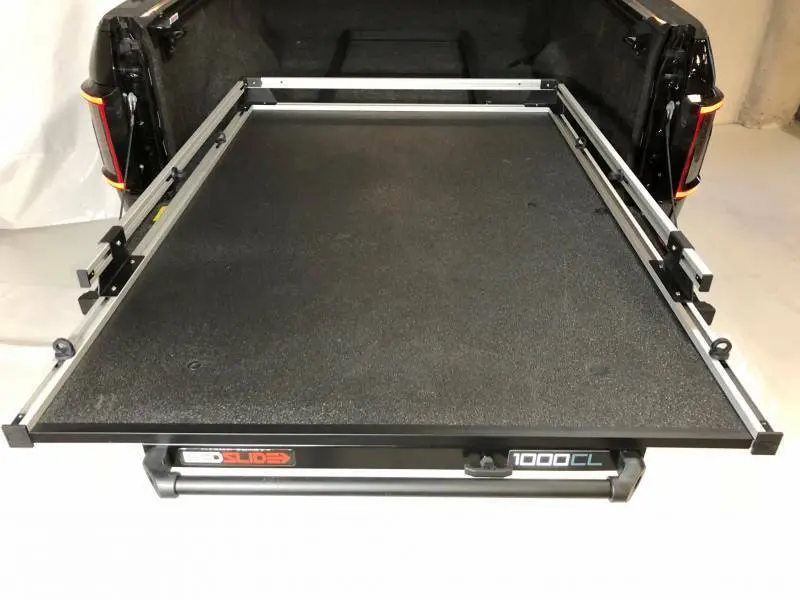 Bedslide - Bedslide Classic 62 Inch X 43 Inch Silver 5.4 Foot Toyota Tacoma/5.4 Foot Dodge Dakota - 10-6243-Cls 2
