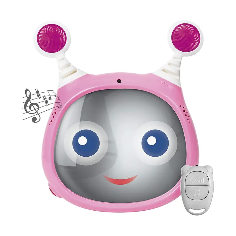Benbat-Oly Active Baby Car Mirror_Pink With Remote Control 1