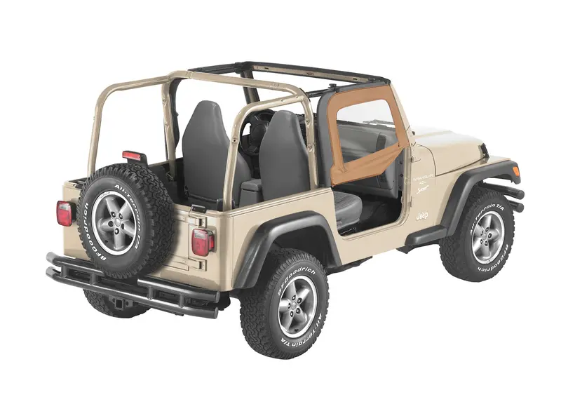 Bestop - 51790-37 - Upper Fabric Half Doors 1