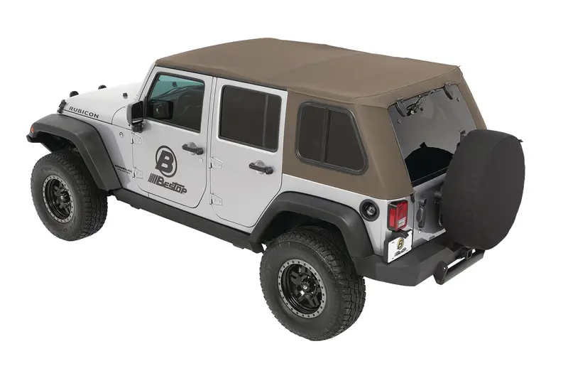 Bestop - 54863-74 - Trektop Pro Hybrid Slantback Soft Top 1