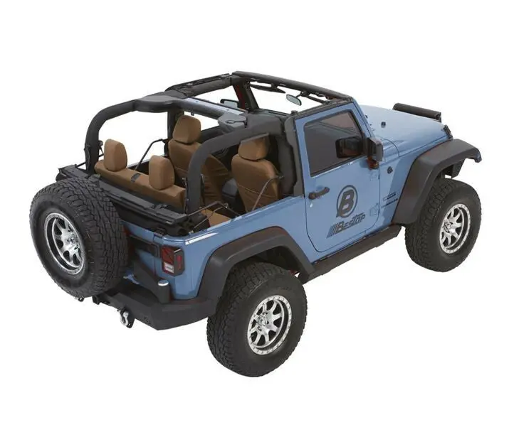 Bestop - 54922-17 - Trektop Glide Slantback Soft Top 2