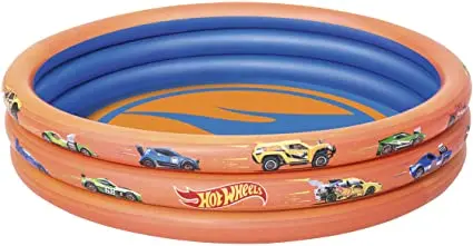 Bestway Hot Wheels Children's 3-Ring Pool 1