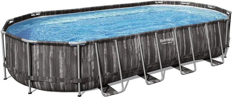 Bestway Power Steel 7.32M X 3.66M X 1.22M Oval Pool Set 5611T 2