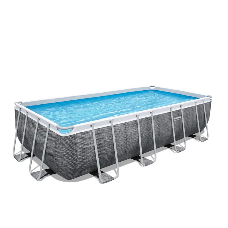 Bestway Power Steel Rectangular Pool 4.88X2.44X1.22 M 1