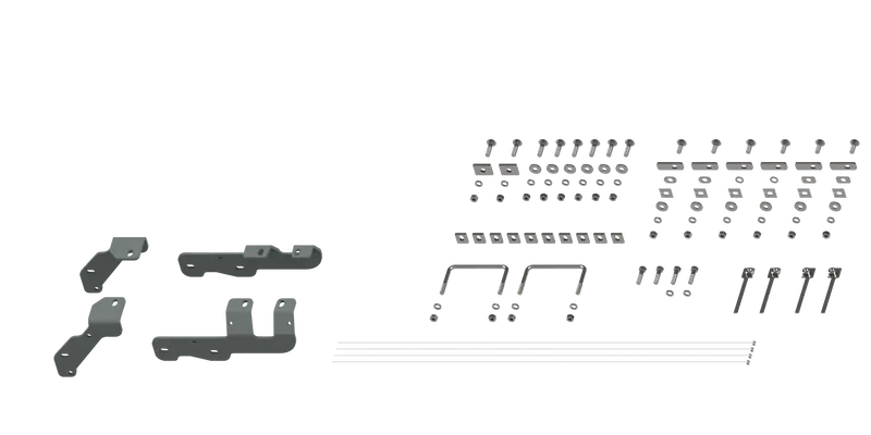 B&W - B&W Trailer Hitches Rvr2604 Custom Installation Brackets For Universal Mounting Rails For Some Ram Trucks 1