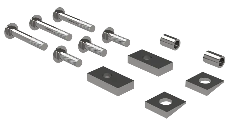 B&W - B&W Trailer Hitches Rvr3204 Custom Installation Kit For Universal Mounting Rails For Some Toyota Trucks 1