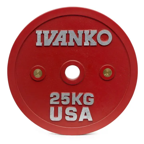 Calibrated Painted Olympic Powerlifting Plates | CBPP